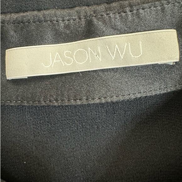 Jason Wu Sheer Silk Blouse size 10 - Picture 3 of 9